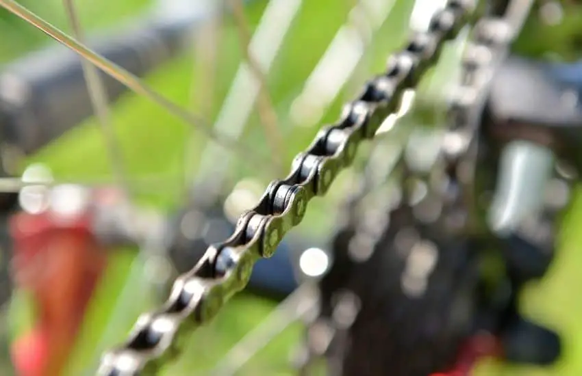 Bicycle Chain Skipping Over Teeth